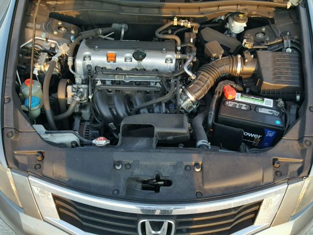 1HGCP2F34AA120290 - 2010 HONDA ACCORD LX GRAY photo 7