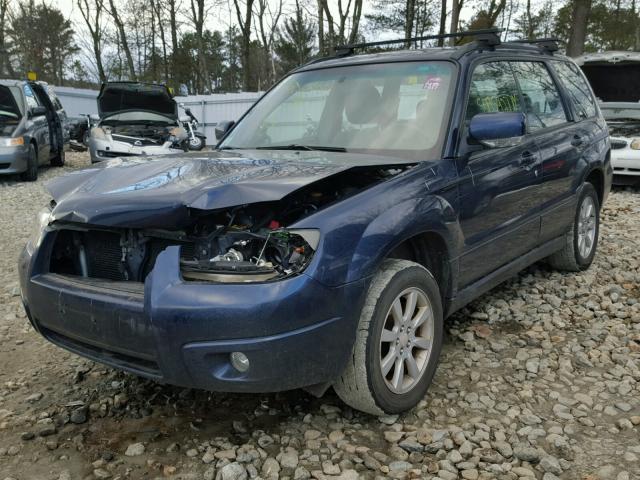 JF1SG65696G736817 - 2006 SUBARU FORESTER 2 BLUE photo 2