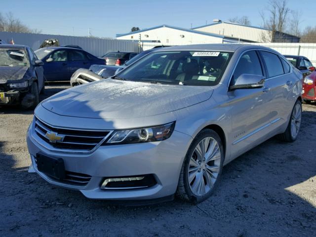 1G1155S37EU119943 - 2014 CHEVROLET IMPALA LTZ SILVER photo 2