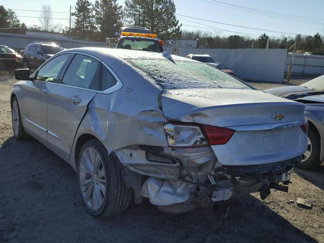 1G1155S37EU119943 - 2014 CHEVROLET IMPALA LTZ SILVER photo 3