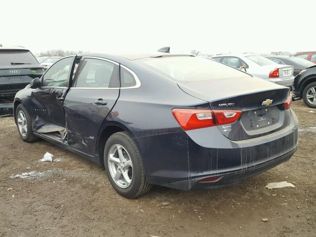 1G1ZB5ST7HF138447 - 2017 CHEVROLET MALIBU LS ლურჯი ფოტო 3
