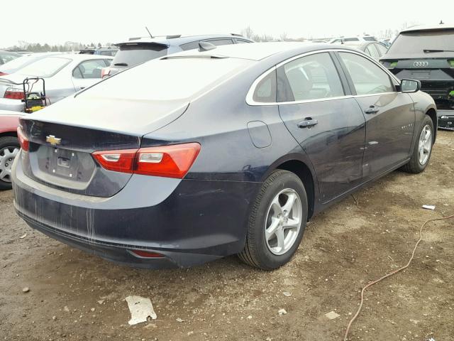 1G1ZB5ST7HF138447 - 2017 CHEVROLET MALIBU LS ლურჯი ფოტო 4