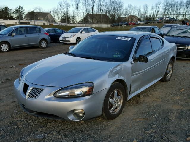 2G2WS522841370546 - 2004 PONTIAC GRAND PRIX SILVER photo 2