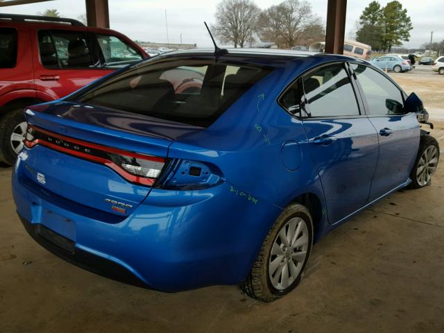 1C3CDFDH0FD173883 - 2015 DODGE DART SE AE BLUE photo 4