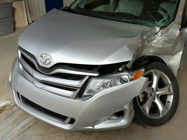 4T3BK3BB6DU085317 - 2013 TOYOTA VENZA LE SILVER photo 9