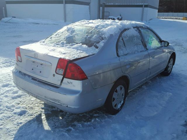 2HGES15543H624296 - 2003 HONDA CIVIC LX GRAY photo 4