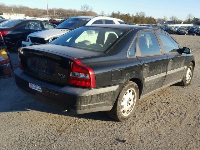 YV1TS94D511158591 - 2001 VOLVO S80 BLACK photo 4