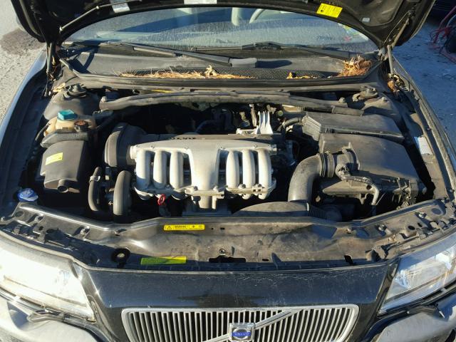 YV1TS94D511158591 - 2001 VOLVO S80 BLACK photo 7