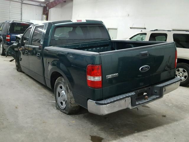 1FTRW12W57KD23410 - 2007 FORD F150 SUPER GREEN photo 3