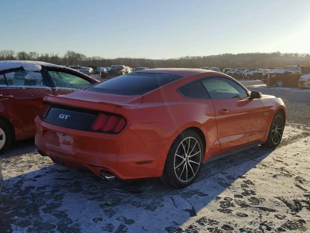 1FA6P8CF3G5211703 - 2016 FORD MUSTANG GT ORANGE photo 4