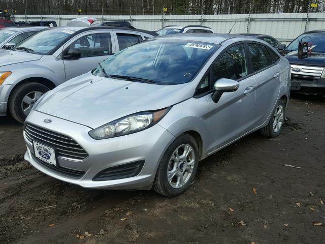 3FADP4BJ8EM107317 - 2014 FORD FIESTA SE SILVER photo 2