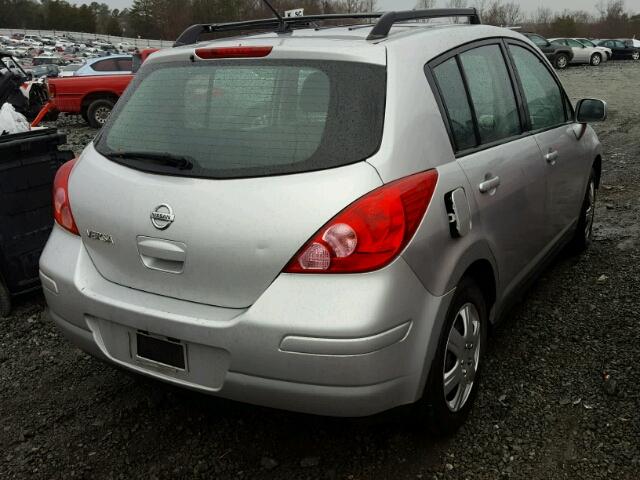 3N1BC13E07L372516 - 2007 NISSAN VERSA S SILVER photo 4