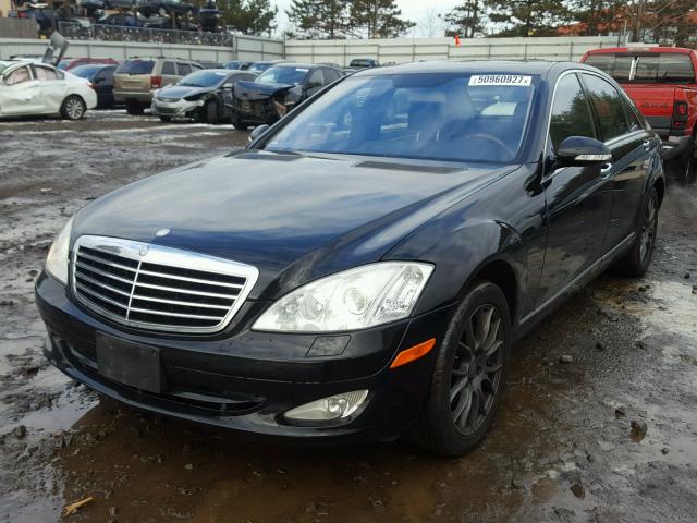 WDDNG86X68A217360 - 2008 MERCEDES-BENZ S 550 4MAT BLACK photo 2