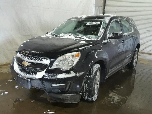 2CNFLCEC5B6452599 - 2011 CHEVROLET EQUINOX LS BLACK photo 2