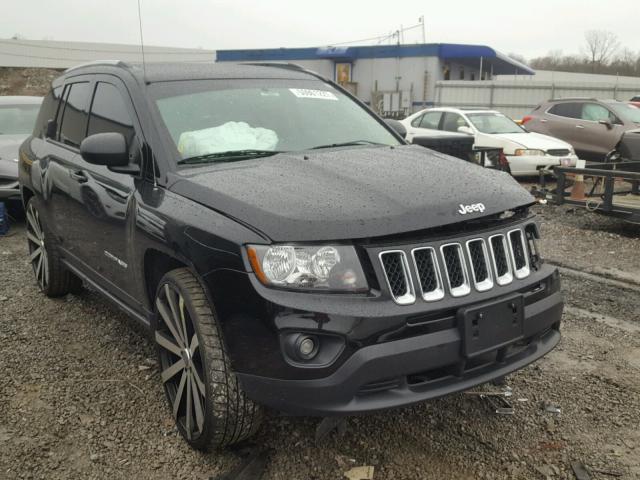 1C4NJCBA7HD123809 - 2017 JEEP COMPASS SP BLACK photo 1