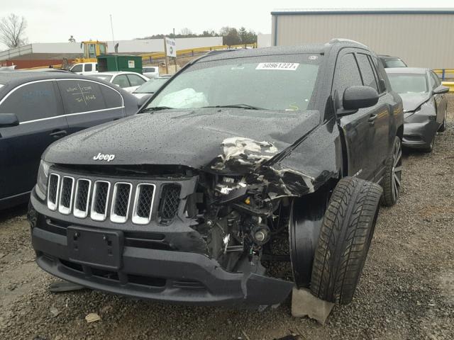 1C4NJCBA7HD123809 - 2017 JEEP COMPASS SP BLACK photo 2