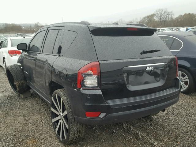 1C4NJCBA7HD123809 - 2017 JEEP COMPASS SP BLACK photo 3