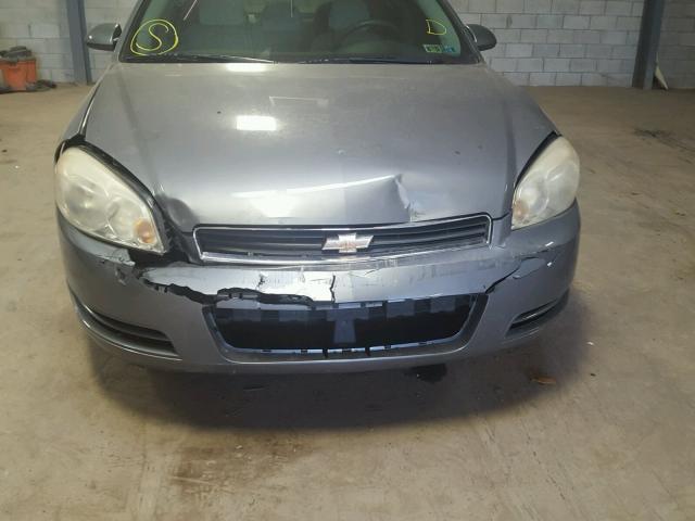 2G1WB58K469262196 - 2006 CHEVROLET IMPALA LS GRAY photo 9