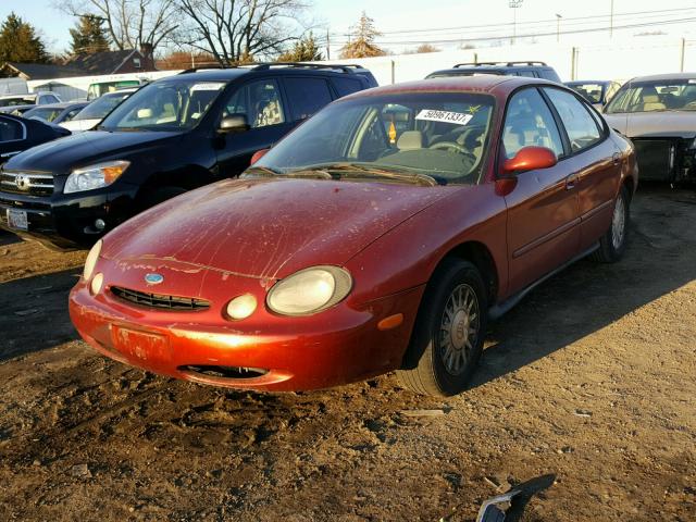 1FALP52U7TA184041 - 1996 FORD TAURUS GL RED photo 2