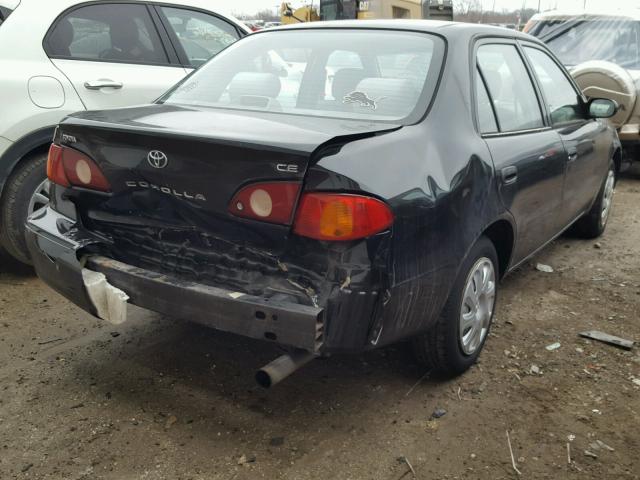 2T1BR12E01C389999 - 2001 TOYOTA COROLLA CE BLACK photo 4