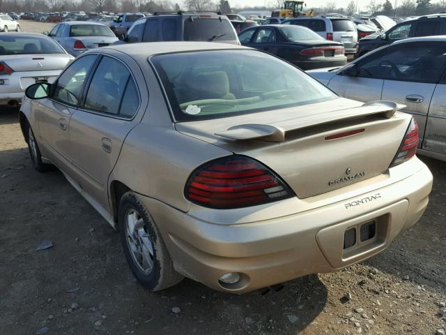 1G2NF52F13C148037 - 2003 PONTIAC GRAND AM S TAN photo 3