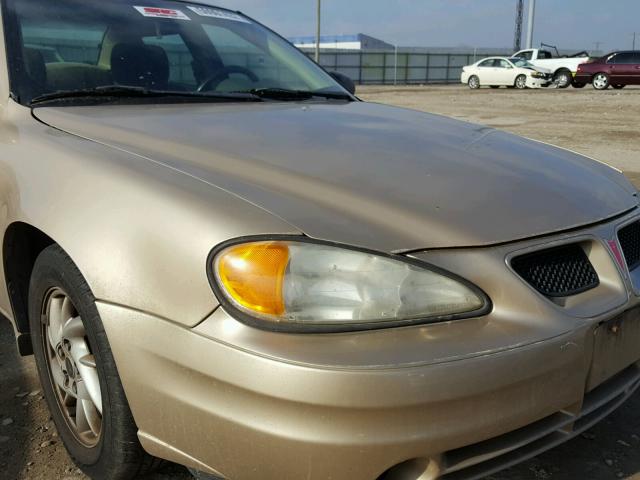 1G2NF52F13C148037 - 2003 PONTIAC GRAND AM S თაფლისფერი ფოტო 9