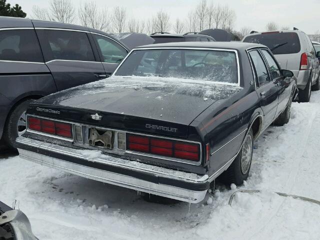 1G1BN51E7KR218493 - 1989 CHEVROLET CAPRICE CL BLACK photo 4