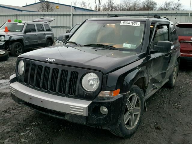 1J8FF48W57D286075 - 2007 JEEP PATRIOT LI BLACK photo 2