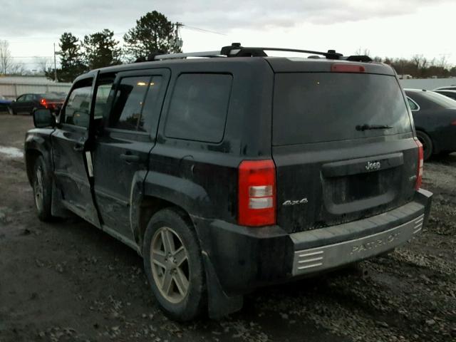 1J8FF48W57D286075 - 2007 JEEP PATRIOT LI BLACK photo 3