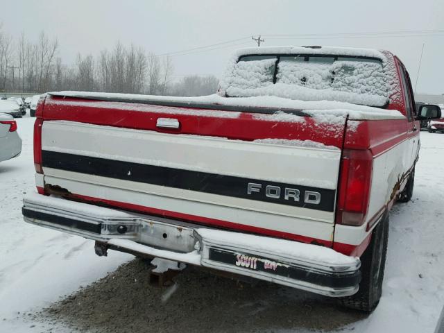 1FTEX14N0SKA33567 - 1995 FORD F150 RED photo 4