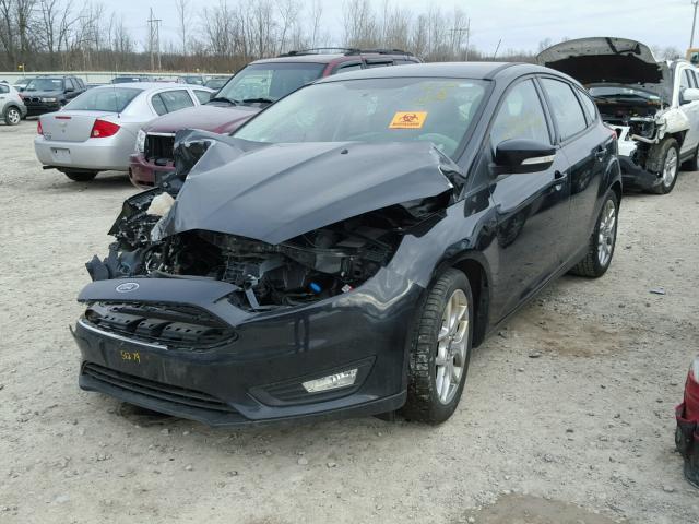 1FADP3K26FL217210 - 2015 FORD FOCUS SE BLACK photo 2