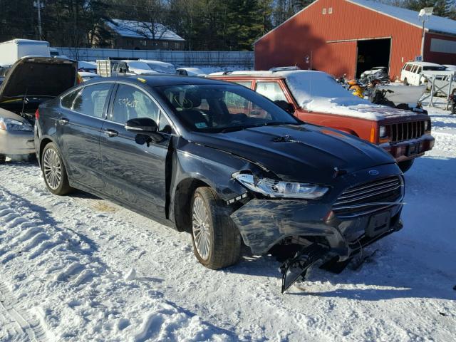 3FA6P0K93ER358580 - 2014 FORD FUSION TIT BLACK photo 1