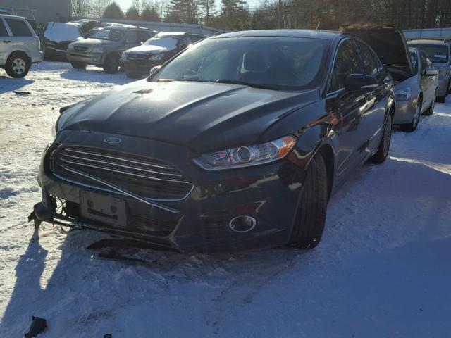 3FA6P0K93ER358580 - 2014 FORD FUSION TIT BLACK photo 2