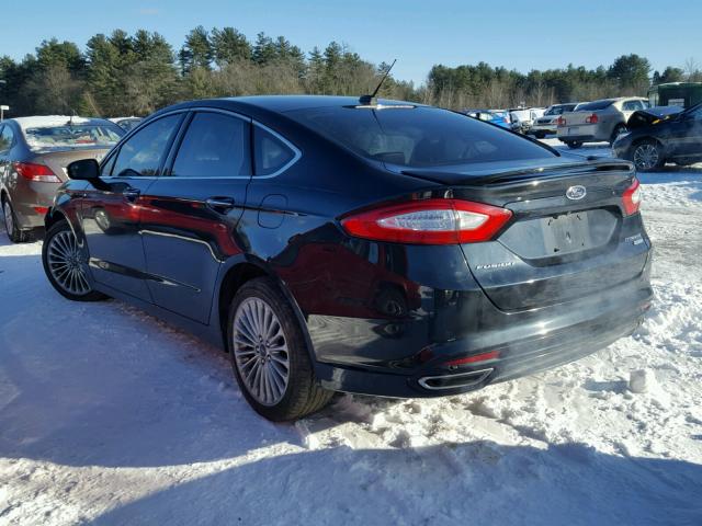 3FA6P0K93ER358580 - 2014 FORD FUSION TIT BLACK photo 3