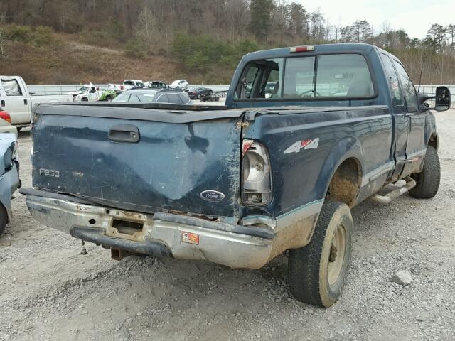 1FTNX21S8XEA25626 - 1999 FORD F250 SUPER GREEN photo 4