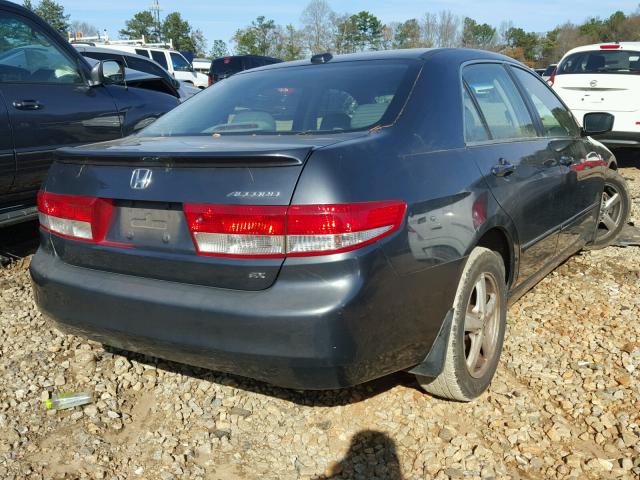 1HGCM568X4A030572 - 2004 HONDA ACCORD EX BLUE photo 4