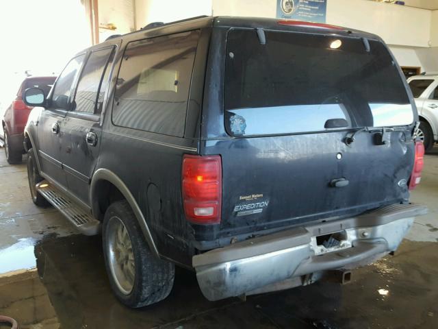 1FMPU18L61LA07456 - 2001 FORD EXPEDITION BLACK photo 3