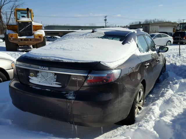 YS3GN4AR5B4002495 - 2011 SAAB 9-5 TURBO BLACK photo 4