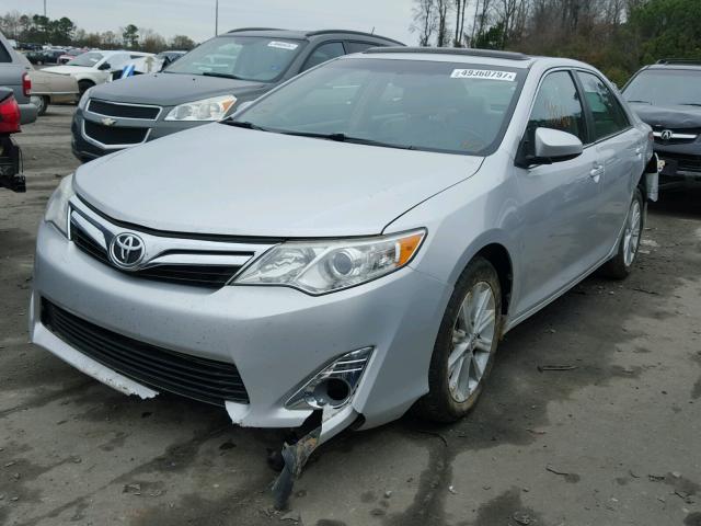 4T1BF1FK8CU163400 - 2012 TOYOTA CAMRY BASE SILVER photo 2