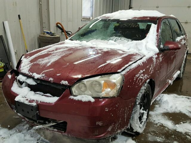 1G1ZT68N97F270474 - 2007 CHEVROLET MALIBU MAX MAROON photo 2