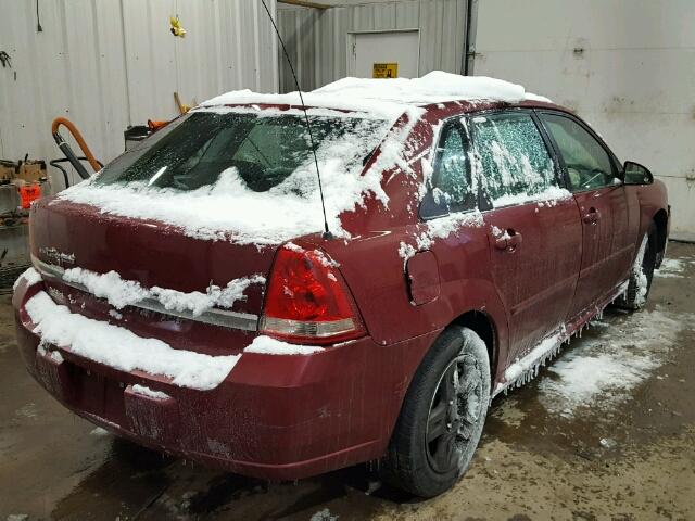 1G1ZT68N97F270474 - 2007 CHEVROLET MALIBU MAX MAROON photo 4