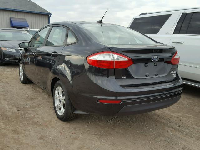 3FADP4BJ6EM207187 - 2014 FORD FIESTA SE BLACK photo 3