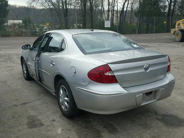 2G4WD582661171118 - 2006 BUICK LACROSSE C SILVER photo 3