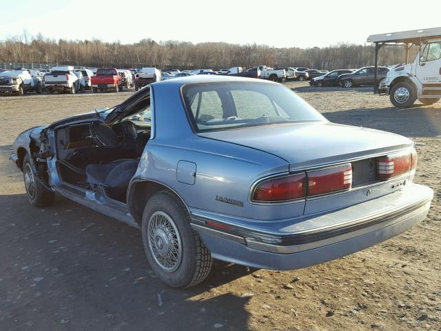 1G4HP53L5NH506123 - 1992 BUICK LESABRE CU BLUE photo 3