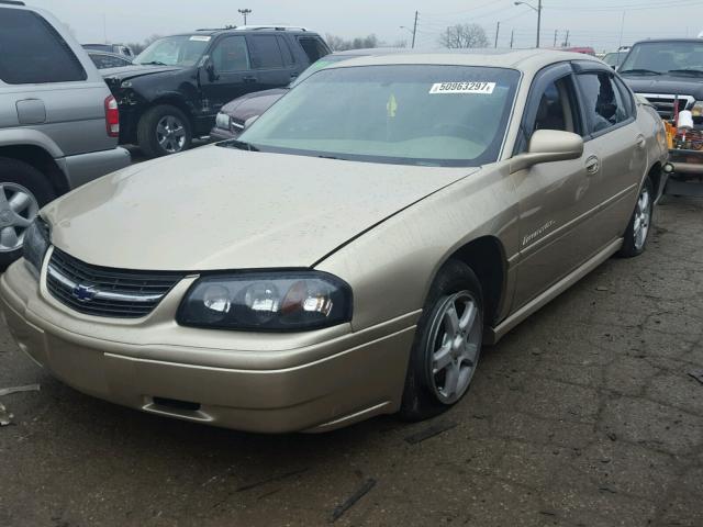 2G1WH52K749450389 - 2004 CHEVROLET IMPALA LS GOLD photo 2