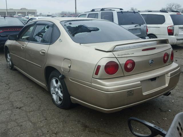 2G1WH52K749450389 - 2004 CHEVROLET IMPALA LS GOLD photo 3