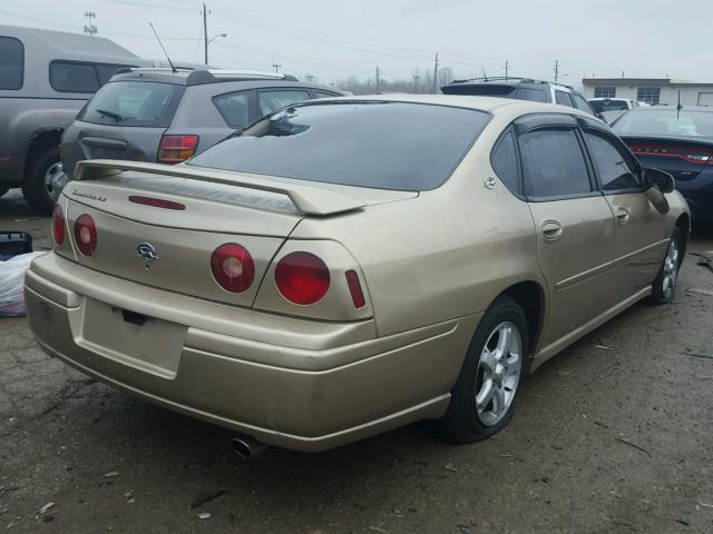 2G1WH52K749450389 - 2004 CHEVROLET IMPALA LS GOLD photo 4