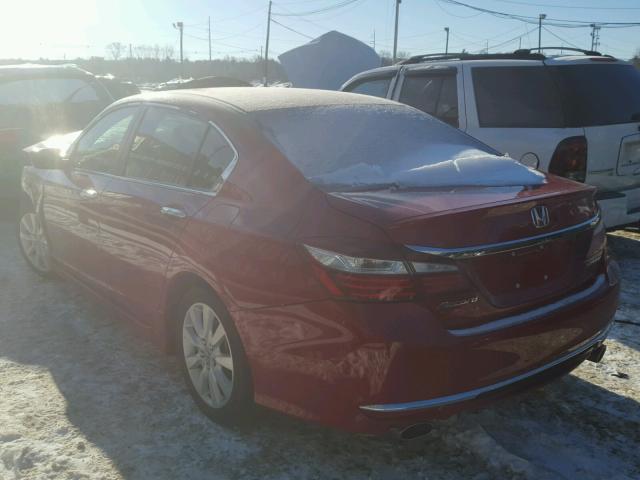 1HGCR2F50HA202068 - 2017 HONDA ACCORD SPO RED photo 3