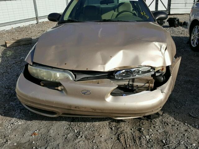 1G3NL52F53C182101 - 2003 OLDSMOBILE ALERO GL TAN photo 9