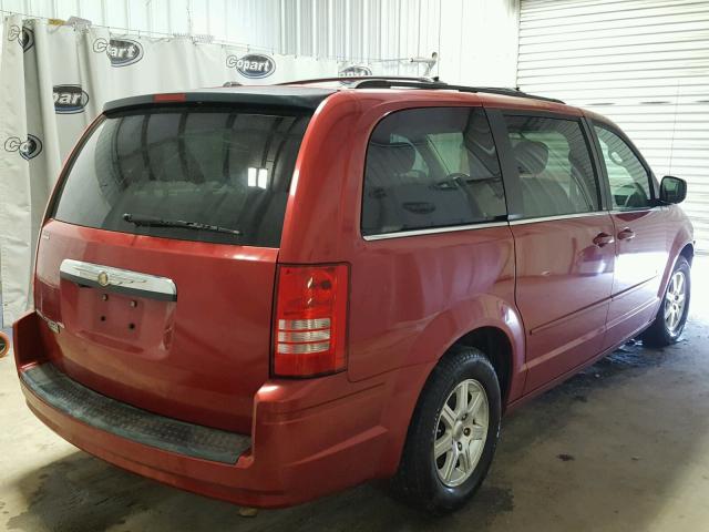 2A8HR54P08R731731 - 2008 CHRYSLER TOWN & COU RED photo 4